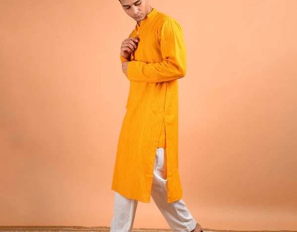 Sustainable Haldi Dresses for Men